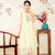 Han Chinese Costume with Transparent Blouse Two-piece Chinese Dress