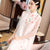 Mandarin Collar Floral Embroidery Han Chinese Costume 2-piece Suit