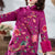 Phoenix & Floral Embroidery Chinese Style Women's Wadded Coat