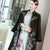 Floral Embroidery Chinese Style Retro Wool Coat Wind Coat