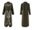 Floral Embroidery Chinese Style Retro Wool Coat Wind Coat