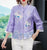 Floral Emboidery 3/4 Sleeve Traditional Women's Chinese Jacket