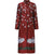 Floral & Crane Pattern Fancy Cotton Retro Chinese Wind Coat Mother Coat