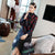 Floral & Crane Pattern Fancy Cotton Retro Chinese Wind Coat Mother Coat