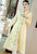 Floral Embroidery V Neck Long Chinese Wind Coat Han Costume