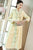 Broderie florale col en V long manteau coupe-vent chinois Costume Han
