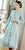 Floral Embroidery V Neck Long Chinese Wind Coat Han Costume