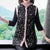 Floral Embroidery Fur Edge Traditional Chinese Wadded Waistcoat Vest