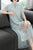 Floral Emboidery 3/4 Sleeve Cheongsam Top Chinese Dress