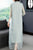 Vestido chino con top cheongsam de manga 3/4 con bordado floral