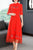 Floral Emboidery Half Sleeve Cheongsam Top Chinese Dress
