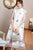 Illusion Sleeve Butterfly & Floral Embroidery Cheongsam Han Costume