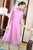 Costume tradizionale Han con ricamo floreale cheongsam Top vestito cinese