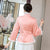 Floral Embroidery Retro Chinese Style Brocade Wadded Coat Comfort Fit