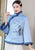 Floral Embroidery Retro Chinese Style Brocade Wadded Coat Comfort Fit