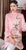 Cappotto imbottito in broccato stile retrò cinese con ricamo floreale Comfort Fit