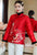 Dragon Embroidery Retro im chinesischen Stil Brokat Wattierter Mantel Comfort Fit