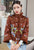 Phoenix Embroidery Retro Chinese Style Brocade Wadded Coat Comfort Fit