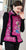 Chaleco acolchado estilo chino con bordado floral y pavo real