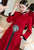 Floral Embroidery Fur Edge Chinese Style Long Woolen Wind Coat