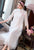 Wintersweet Embroidery Illusion Sleeve Hanfu Causal Dress Traiditonal Chinese Costume