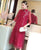 Wintersweet Embroidery Illusion Sleeve Hanfu Causal Dress Traiditonal Chinese Costume