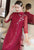 Wintersweet Embroidery Illusion Sleeve Hanfu Causal Dress Traiditonal Chinese Costume