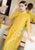 Floral Embroidery 3/4 Sleeve Hanfu Causal Dress Traiditonal Chinese Costume