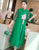 Costume tradizionale cinese tradizionale del vestito casual da Hanfu della manica 3/4 del ricamo del loto