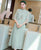 Vestido informal Hanfu de media manga con bordado floral Traje tradicional chino