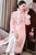 Phoenix Embroidery Brocade Long Chinese Style Wadded Coat Wind Coat