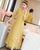 Floral Embroidery V Neck Hanfu Causal Dress Traiditonal Chinese Costume