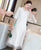 Floral Embroidery V Neck Hanfu Causal Dress Traiditonal Chinese Costume