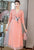 Crane Embroidery V Neck Hanfu Causal Dress Traiditonal Chinese Costume