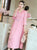 Floral Embroidery V Neck Taffeta Hanfu Causal Dress Traiditonal Chinese Costume