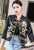 Dragon Embroidery Taffeta Chinese Style Jacket with Strap Buttons