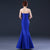 Phoenix Embroidery Strapless Mermaid Prom Dress Ceremonial Gown