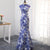 Halter Top Blue & White Porcelain Pattern Chinese Style Evening Dress