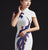 Phoenix & Floral Embroidery Traditional Cheongsam Chinese Evening Dress