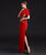 Floral Embroidery Traditional Cheongsam Chinese Evening Dress