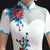 Floral Embroidery Illusion Neck Mermaid Cheongsam Chinese Evening Dress