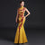 Phoenix Tail Stickerei & Pailletten Meerjungfrau Chinesisches Abendkleid