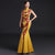 Phoenix Tail Embroidery & Sequins Mermaid Chinese Evening Dress