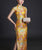 Floral Brocade Traditional Cheongsam Qipao Chinese Evening Dress