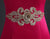 Robe de bal chinoise sirène à coutures en dentelle florale avec pompon