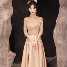 ★SHAKIRI★FLOWER EYELET LACE UP TOP (WHITE)★韓国送料込 Illusion Neck Floral Embroidery Cheongsam Top Chinese Prom