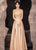 Vestido de fiesta chino de sirena con brocado y apliques florales con borlas de lentejuelas