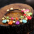 Handmade Turquoise Beads Wax String Retro Bracelet