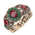 Green & Red Gems Boho Style Bracelet