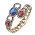 Blue & Red Gems Retro Bracelet